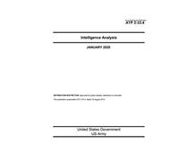 Army Techniques Publication ATP 2-33.4 Intelligence Analysis January 2020