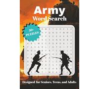 Army Word Search Book: 50+ Puzzles Featuring Military Life, Gear, and History