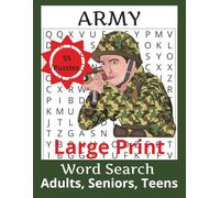 Army Word Search Book: 55 Tactical Puzzles Featuring Weapons, Ranks, Gear, and Combat Terms
