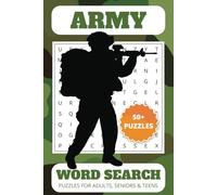 Army Word Search Book: A Patriotic Word Search Puzzle Book Honoring Military Heroes | With Easy to Read Print about Army, War, Military and More | 6x9 inches, 110 Pages | 50+ Puzzles