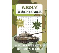 Army Word Search Book: Army & Military Word Search Puzzle Book | 75+ Easy-to-Read Puzzles on Special Forces, Tactics & More | 6" x 9", 150 Pages | Great Gift for Holidays, Travel & Downtime