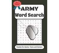Army Word Search Book: Easy to Read Puzzles About Army, Armed Forces, Military and More | 6x9 Inches, 100 Pages, 50+ Puzzles.., Gift