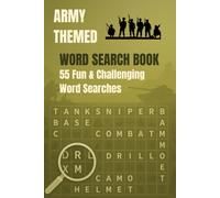 Army Word Search Book: Fun word search puzzles about the Army | Large Print | 6x9 | 55 Puzzles |110 pages