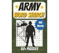 Army Word Search: Military-Themed Word Search Puzzle Book with 50+ Fun Challenges | Perfect for Veterans, Adults, and Kids - Honor, History, and Armed Forces Tribute | 6x9 inches | 110 Pages