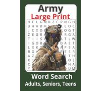 Army Word Search Puzzle Book: 55 Action-Packed Word Search Puzzles Featuring 495 Unique Army-Themed Words: A Large Print Military Puzzle Book for ... | Boost Memory, Focus, and Relaxation