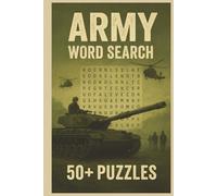Army Word Search Puzzle Book: Easy-to-Read Army-Themed Puzzles