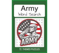 Army Word Search Puzzle Book: Easy To Read Word Find