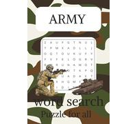 Army Word Search Puzzle Book: with Easy to Read Print About Army, Marine Corps, Air Force, Military | 6x9 Inches, 110 Pages, 50+ Puzzles
