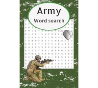 Army Word Search Puzzle book: Word Searches with Easy to Read Print about Army, Military slang, Military Daily life and more | 6x9 inches, 110 pages | ... … Gift for Vacations, Holidays and Free Times