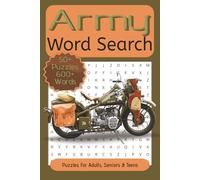 Army Word Search: Word Searches about the Army, Armed Forces, Military Tactics and More. | 6x9 inch, 110 Pages | Puzzles For Adults, Seniors And Teens.
