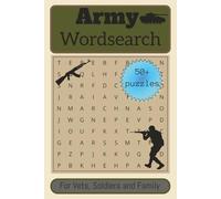 Army Wordsearch Book: Word searches with Easy to Read Print about Army, Military, Boot camp, and more ┃Book6x9 inches, 110 pages┃50+ puzzles... Gift ... school, Mom, Dad, soldiers, vets and kids
