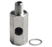 ARMYJY 1/8" BSPT a NPT sensore di pressione dell'olio Tee, adattatore in acciaio inossidabile 303 per linea di alimentazione Turbo e manometro, compatibile con toyota per hyundai per mazda per suzuki