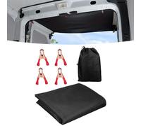 ARMYJY Copertura per veranda posteriore per Mercedes Sprinter per Ford per trasporto di transito, in Oxford 210D, resistente alle intemperie, con cinghie antivento, colore nero, 180 x 114 cm