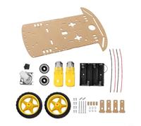 ARMYJY per Smart Robot Car Chassis Kit 2WD con Encoder tachimetro per Arduino Learning Coding Electronic Building Set 20 cm di lunghezza