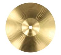 ARMYJY Set di piatti per batteria in ottone, 20,3 cm e 25,4 cm, per Splash Crash Hi-Hat, strumenti a percussione dorati con suono chiaro, per principianti di Jazz Rock Practice