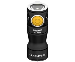 ArmyTek Prime C1 Pro Warm Mini torcia elettrica Portachiavi, con clip per