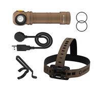 ArmyTek Wizard C2 Pro Max Sand White LED (monocolore) Torcia tascabile con clip per cintura, con fondina a batteria ric