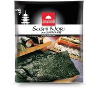 Arnaboldi Alga Nori per Sushi Giapponese, 16 Fogli di Alghe Nori Essiccate [2 Confezioni da 8 Fogli]