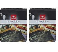 Arnaboldi Alga Nori per Sushi Giapponese, 8 Fogli di Alghe Nori Essiccate [1 Confezione da 16 Fogli]