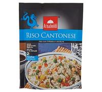 Arnaboldi Riso alla Cantonese con Frittata e Verdure, Piatto Tipico della Cucina Cinese [1 Confezione da 185g]