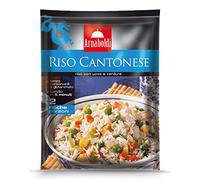 Arnaboldi Riso alla Cantonese con Frittata e Verdure, Piatto Tipico della Cucina Cinese [12 Confezioni da 185g]