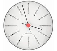 Arne Jacobsen Bankers Wall Clock Ø12 Cm White/Black/Red