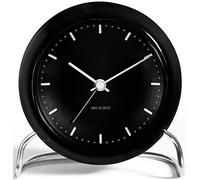 Arne Jacobsen Orologio da Tavolo, Nero, 7.5x15.5x16.5