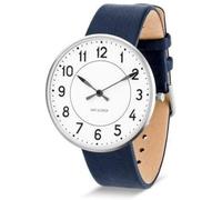 Arne Jacobsen Station Bracciale Orologio Blu, Ø40