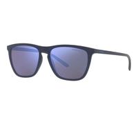 Arnette Fry AN4301 2759-22 Men's Sunglasses - Matte Navy Blue Frame, Dark Grey Mirror Water Polarized Lenses