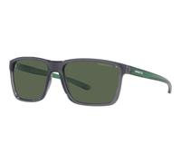 Arnette SOKATRA AN 4323_2786-9A M_59 Sunglasses - Transparent Grey Frame, Dark Green Polarized Lenses