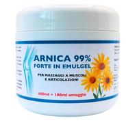 ARNICA MONTANA HERBIT 500ml FORTE AL 99% IN EMULGEL (400ml + 100ml omaggio) - Per massaggi a muscoli e articolazioni
