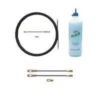 Arnocanali - KIT Sonda poliestere SPIRALATA d4 L15m + liquido scivolante 150 ml + teste ricambio