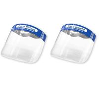 Arnocanali PVM.2 Visiera Facciale di Protezione, Materiale Pet Antiappannamento, Fascia Elastica e Spugna Ergonomica per la Fronte, 2 Pezzi (Confezione da 2)
