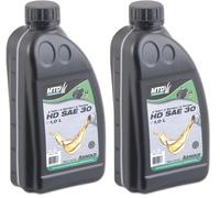 Arnold 6012-X1-0031 - Olio estivo per motore a 4 tempi, MTD originale, SAE 30 HD, 1 litro (Confezione da 2)