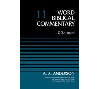Arnold A. Anderson 2 Samuel, Volume 11 (Copertina rigida)