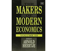 Arnold Heertje The Makers of Modern Economics (Copertina rigida)