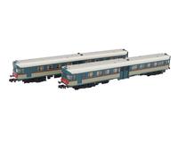 ARNOLD HN2569 SET 2 automotrici Aln 668 Livrea originale blu/beige Scala N 1/160