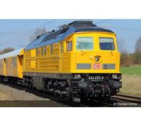 ARNOLD HN2601S DB Bahnbau, locomotiva diesel 233 493-6, livrea gialla, epVI, con decoder audio DCC Locomotiva Diesel