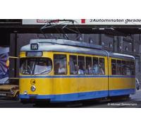ARNOLD Hn2603D Tram Duewag Gt6, Una Luce Anteriore, Livrea Giallo, Blu 'Essen', Episodio Iv-V, Con Decoder Dcc Loco, Elettrico