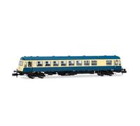 Arnold HN2696S DB, vagone diesel a 4 assi BR 627.0, livrea blu/beige, ep. IV, con decoder audio DCC, locomotiva diesel ferroviaria, per bambini dai 14 anni in su