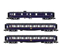 ARNOLD HN4401 - CIWL, set di 3 carrozze ''Train Bleu'' Scala N 1/160