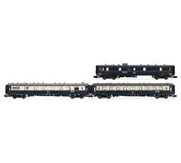 ARNOLD HN4491 Scala N Set tre carrozze Edelweiss Pullman Express epoca II