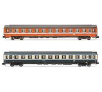 ARNOLD HN4493 Scala N Set due carrozze UIC-Z1 in livrea bandiera epoca V