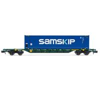 ARNOLD HN6457 Scala N Carro pianale CEMAT tipo Sgnss con container Samskip