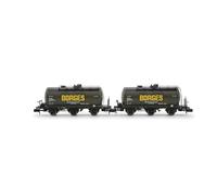 Arnold HN6673 RENFE, Set di 2 Carri cisterna a 3 Assi Borges, epIII Carri Merci