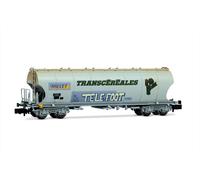 Arnold HN6705 F-MISA, 4-axle cereal hopper wagon (rounded walls) Millet with gra