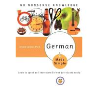 Arnold Leitner, PhD German Made Simple (Tascabile) Made Simple