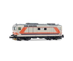 ARNOLD Locomotiva Diesel HN2574S FS, D.445 3a serie, 4 fanali bassi, livrea MDVC, epIV-V, con decoder audio DCC
