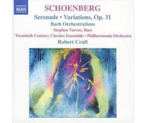 Arnold Schoenbe Serenade, Variations Op. 31, Bach Orchestrations (Craft, P (CD)