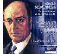 Arnold Schoenberg Arnold Schoenberg: Variazoni Sopra Un Recitativo, Op. 40 (CD)